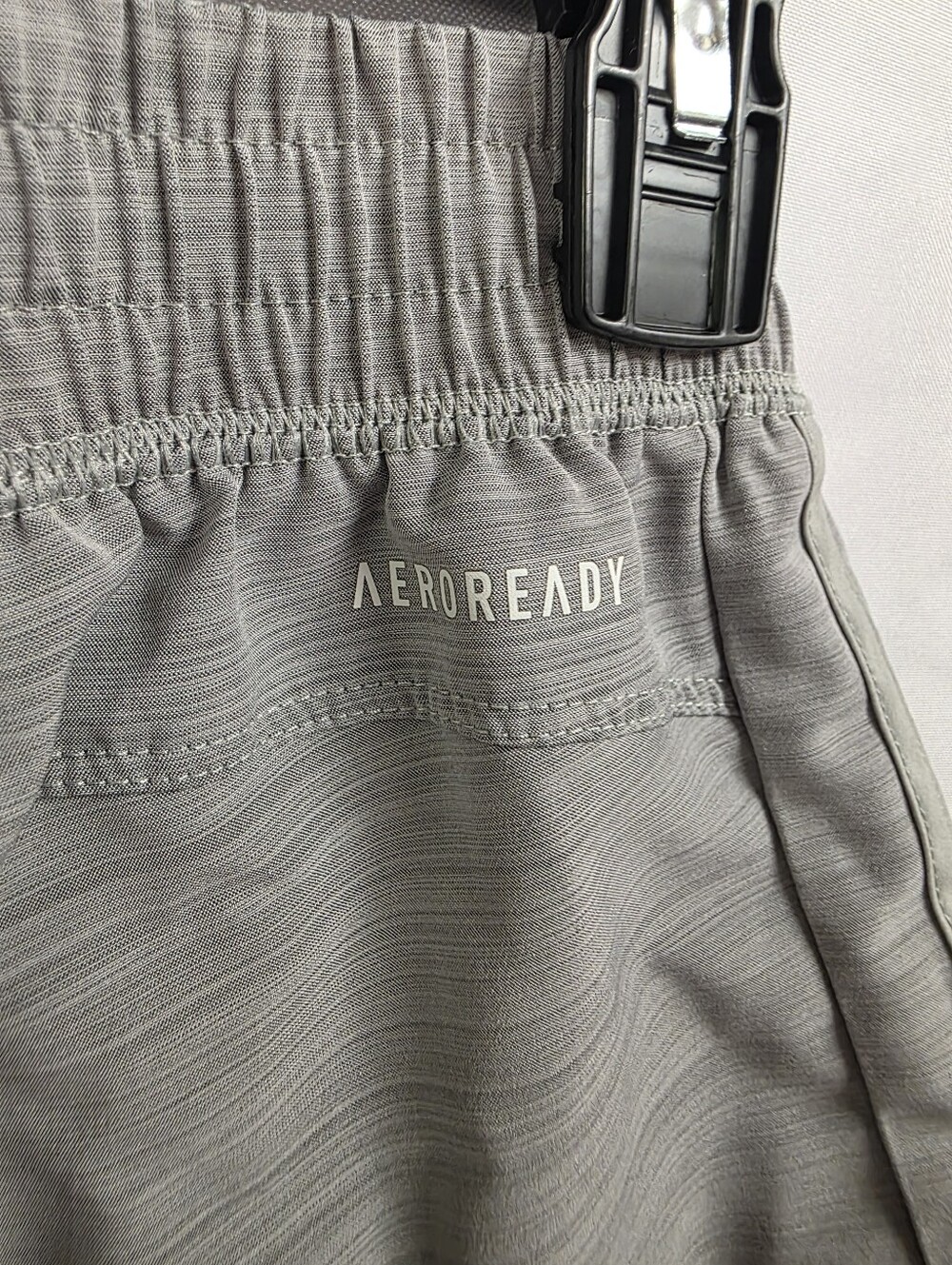 adidas Women’s Light Gray Athletic Shorts - Picture 4 of 5